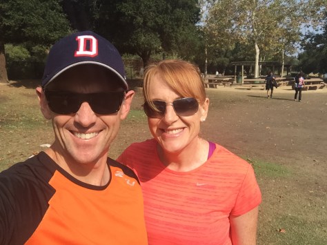 Getting ready to run the 2015 Emerge 5k at Lake Almaden