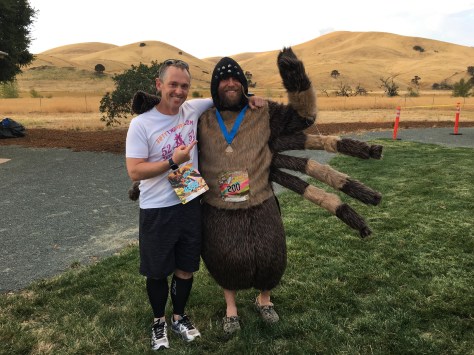 Sam from Brazen Racing got in the spirit with the costume