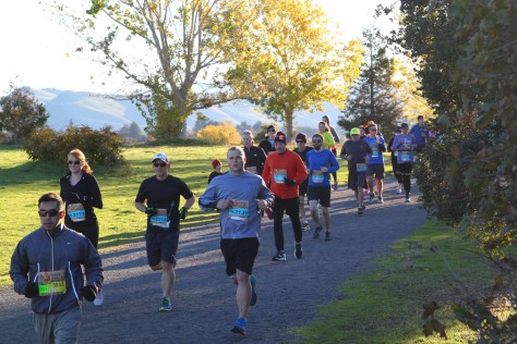 A little cold at the start of the Quarry Turkey 10k