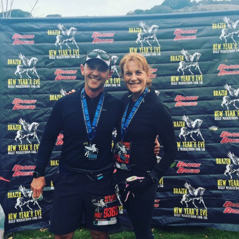 That's it! Done running for the year, and feeling pretty good about it...